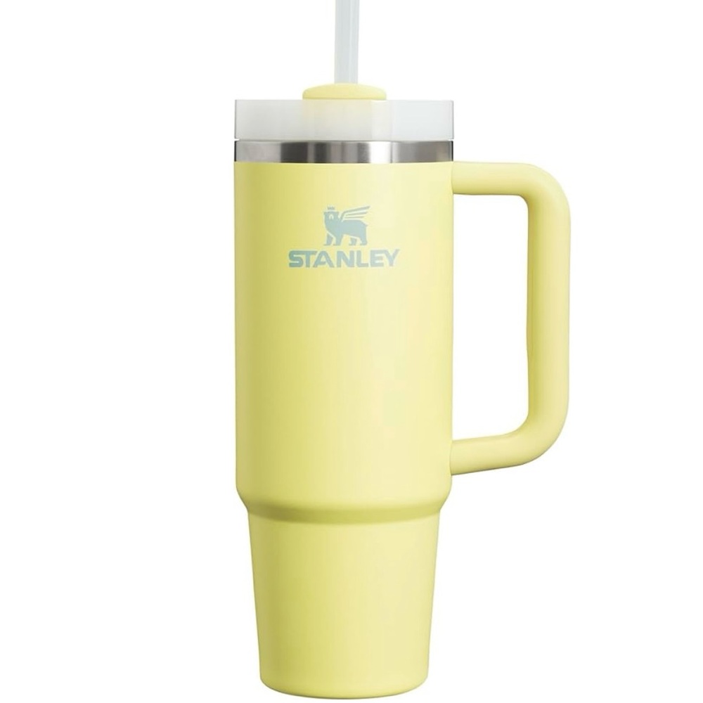 Stanley Yellow Tumbler with Handle